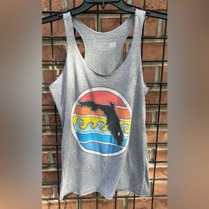 Sunshine State Gray Tank Top with Florida Graphic